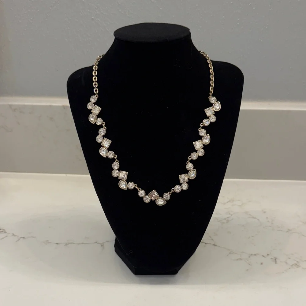 LOFT gold statement necklace